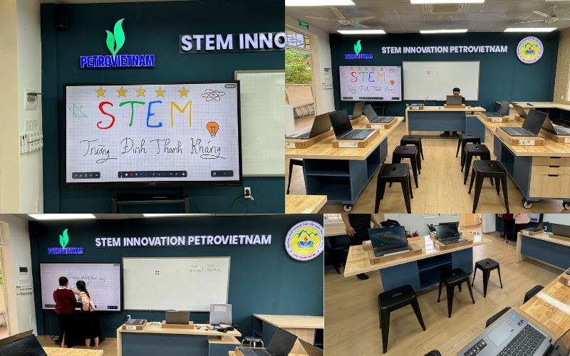 Triển khai phòng thực hành giáo dục STEM hiện đại cho Trường THCS Đinh Thanh Kháng – Quảng Ngãi