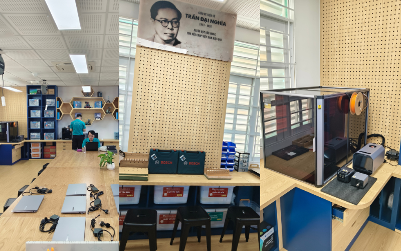 Triển khai phòng thực hành giáo dục STEM cho Trường THCS Lê Văn Tám – Lâm Đồng