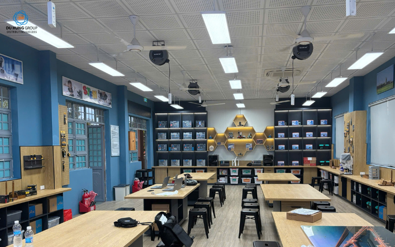 Triển khai phòng thực hành giáo dục STEM hiện đại tại Trường THPT Nguyễn Du – Quy Nhơn